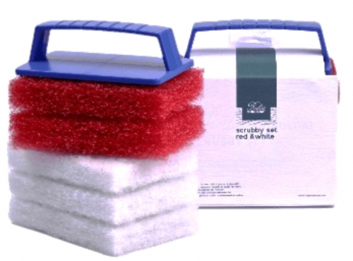 Set aplicare alb/rosu